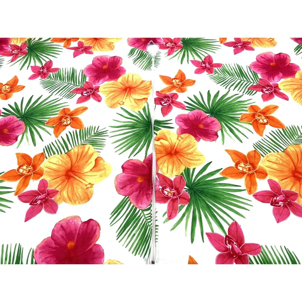 Tablecloth Tropical 60x84 Umbrella Indoor Outdoor Polyester Washable by Sonoma